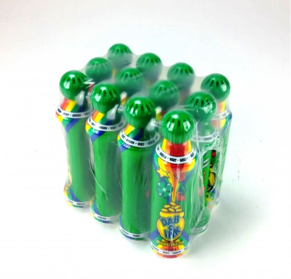 12x Dab-o-Ink Bingo Stift Depper 43ml - Groen | Bingo dappers - debbers - dabbers